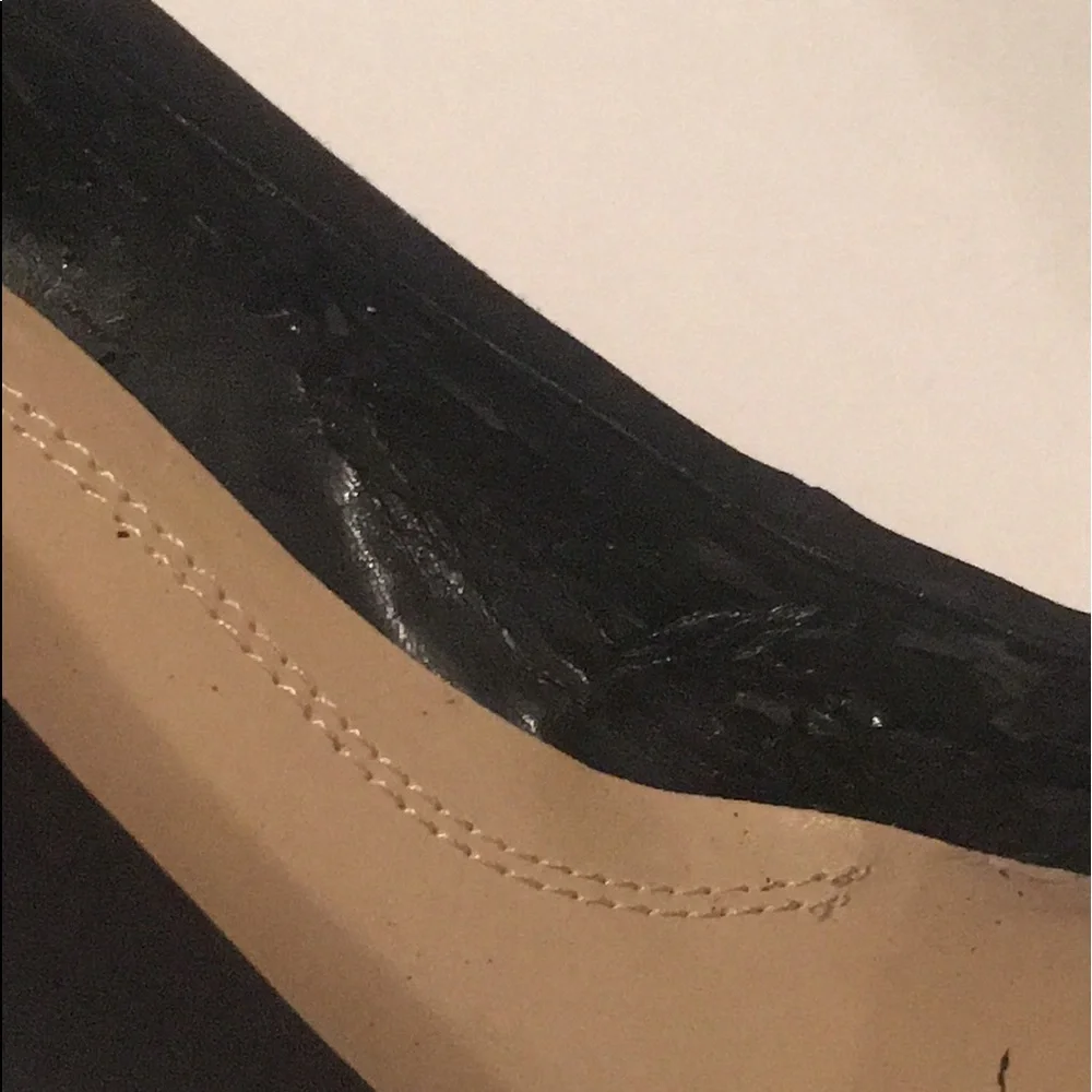 Ellen Tracy Patent Leather Wedge Pumps - Picture 11 of 13